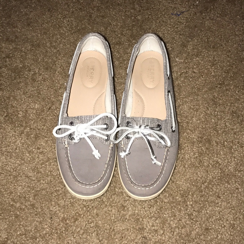 Gray Sperrys - image 1